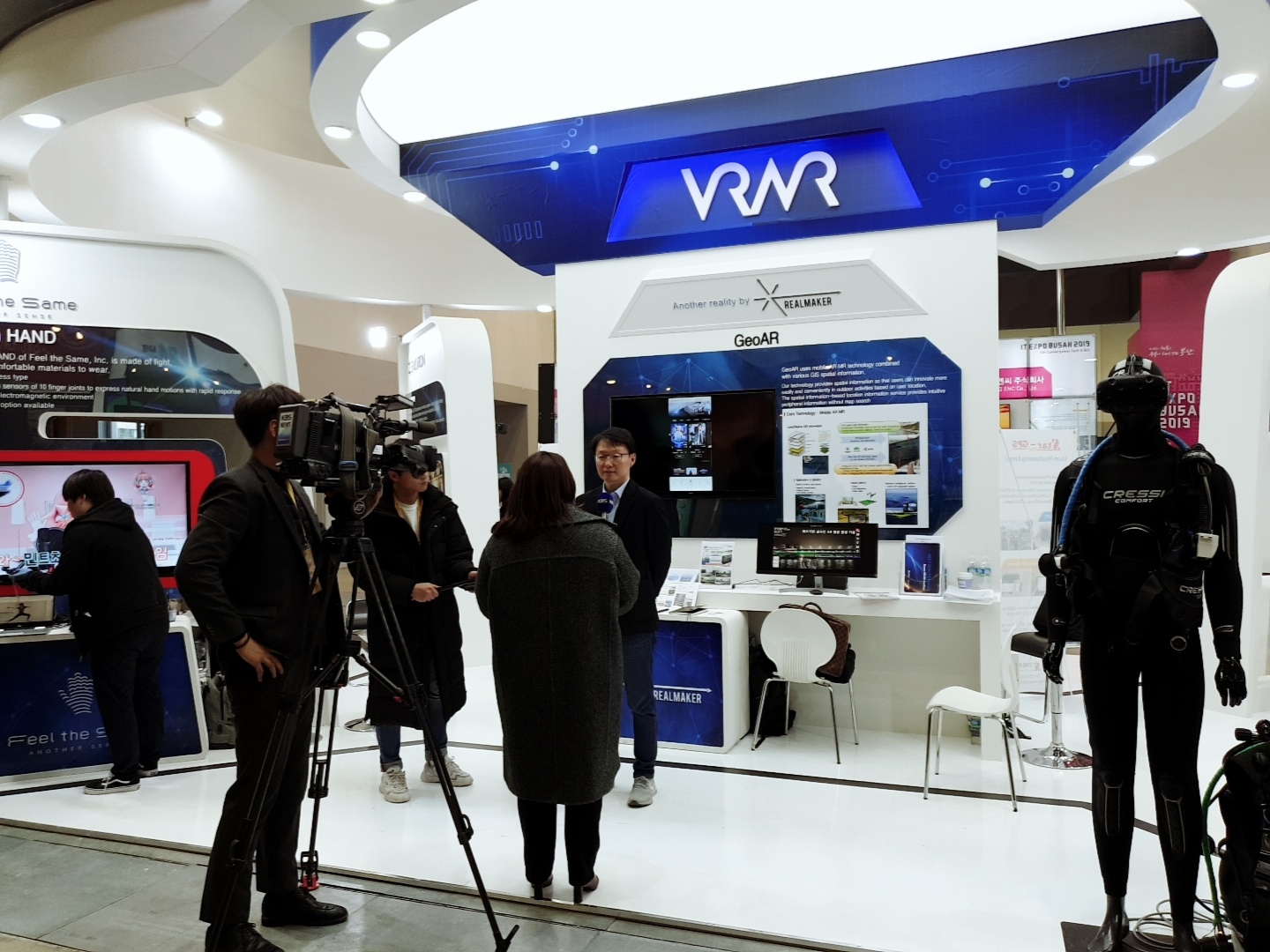 2019 IT EXPO 부산 VR/AR 기업공동관 운영 사진