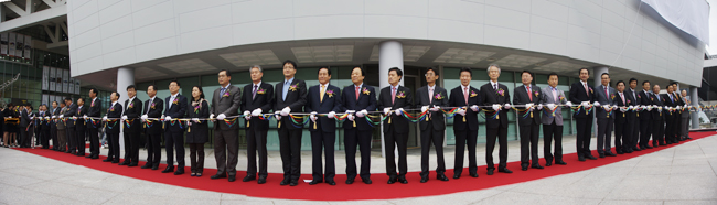 부산문화콘텐츠콤플렉스 개관식 사진