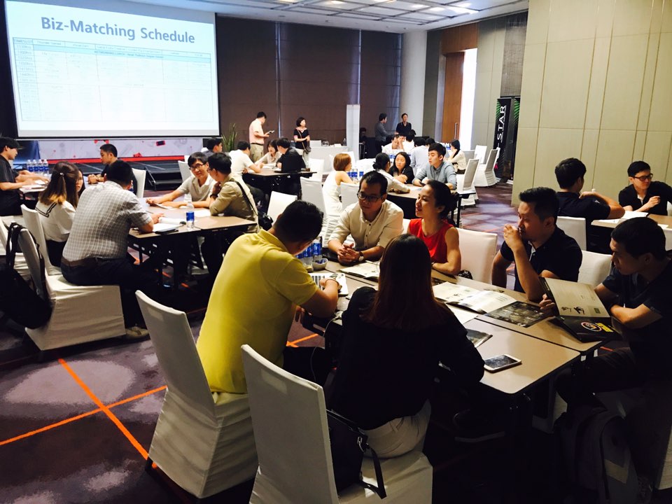 베트남, 싱가포르 영상콘텐츠 비즈매칭 사진