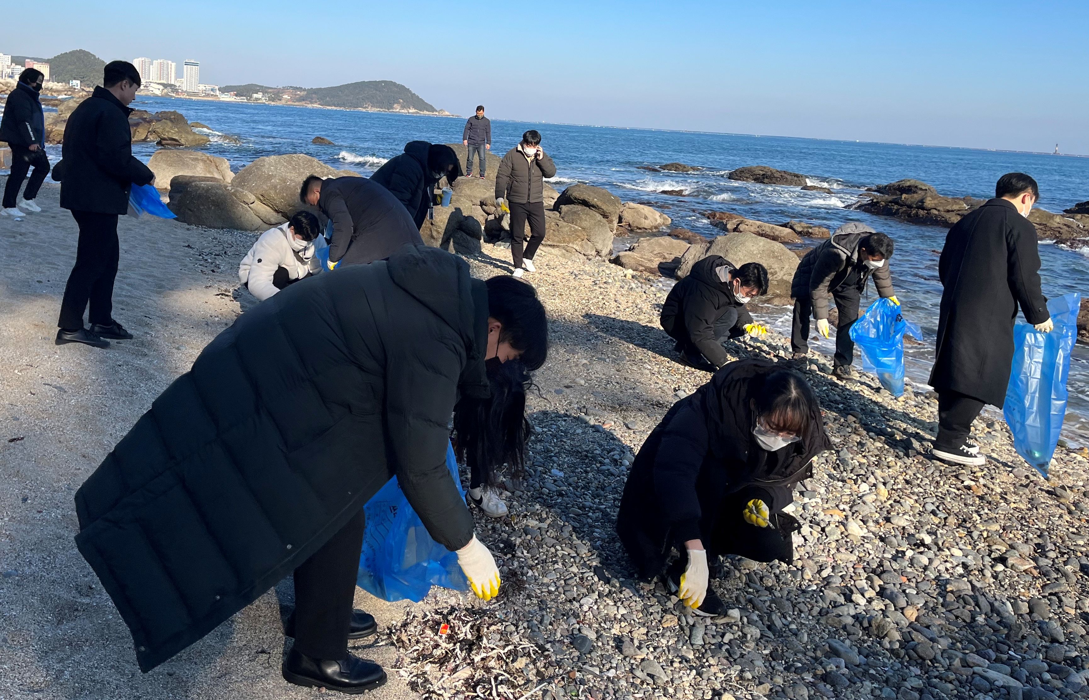 부산정보산업진흥원 2022년 시민과 함께하는 환경정화 자원봉사