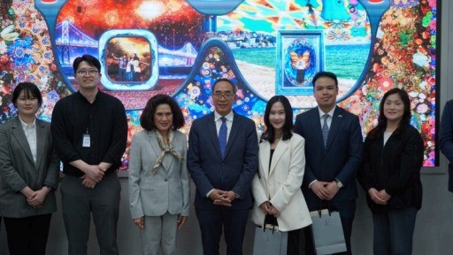 주한태국대사 한 아세안 ICT융합빌리지 방문