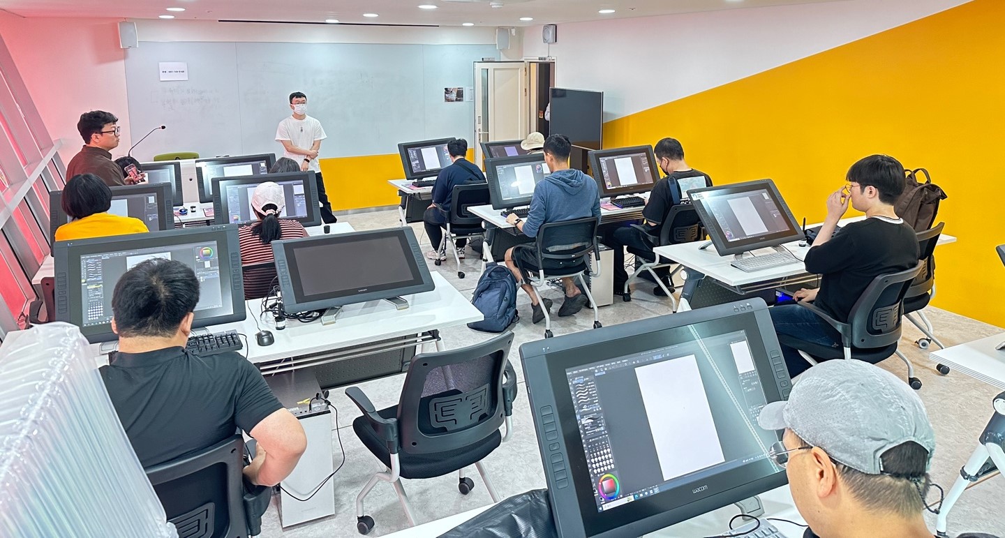 부산웹툰캠퍼스 장애인 대상 일반교육 운영 사진