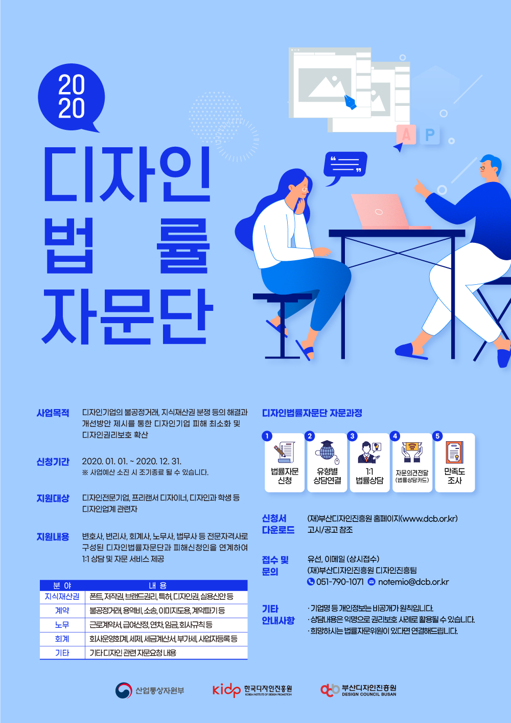 [부산디자인진흥원] 2020 디자인법률자문단운영사업 안내 공고