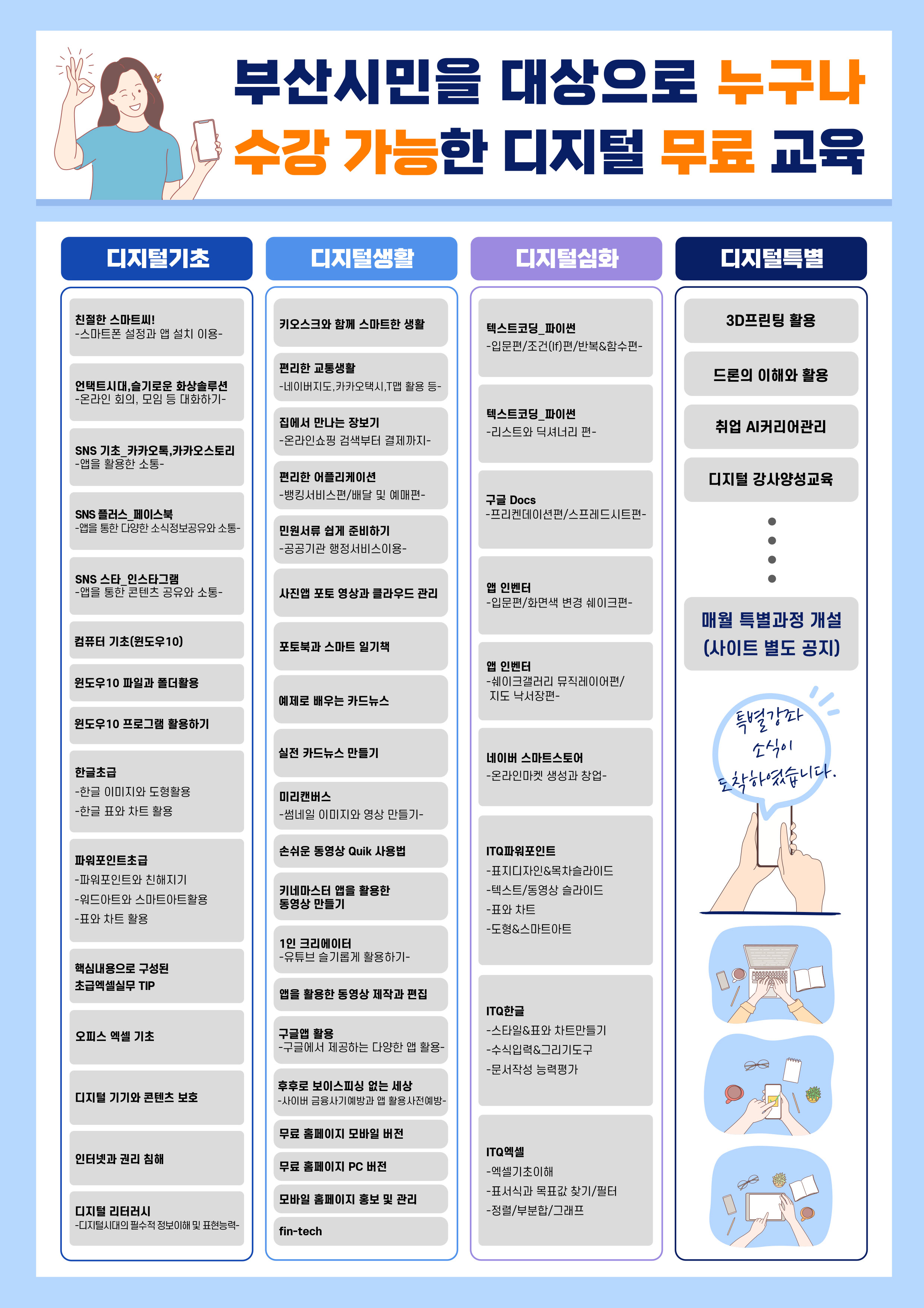 [부산시] 2021년 전 시민 디지털 역량강화 교육 