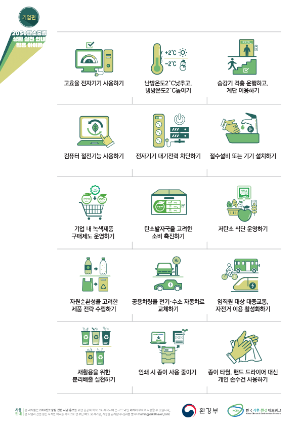 [환경부] 탄소중립 생활 실천 안내
