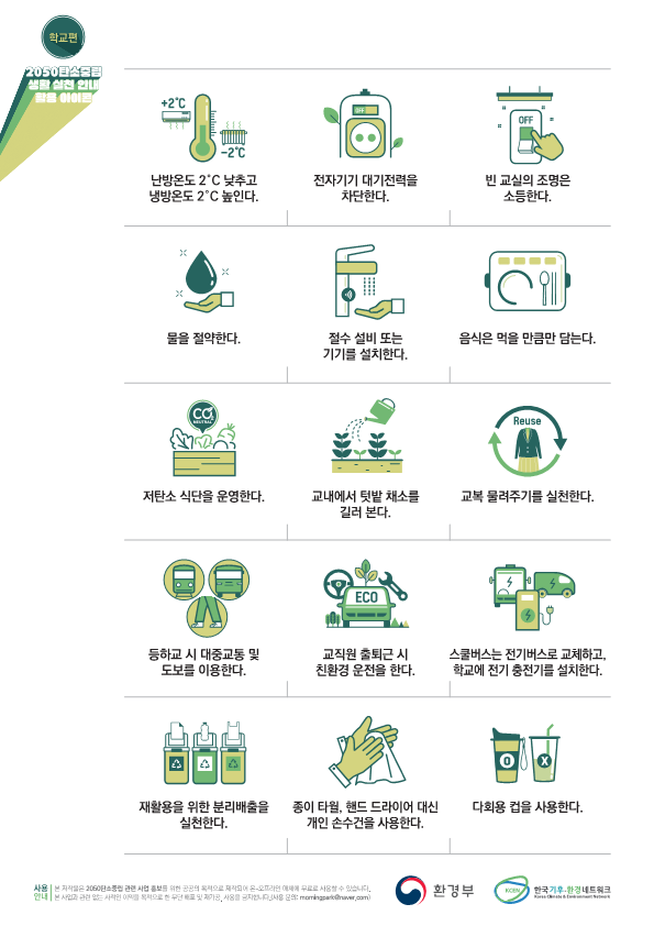[환경부] 탄소중립 생활 실천 안내