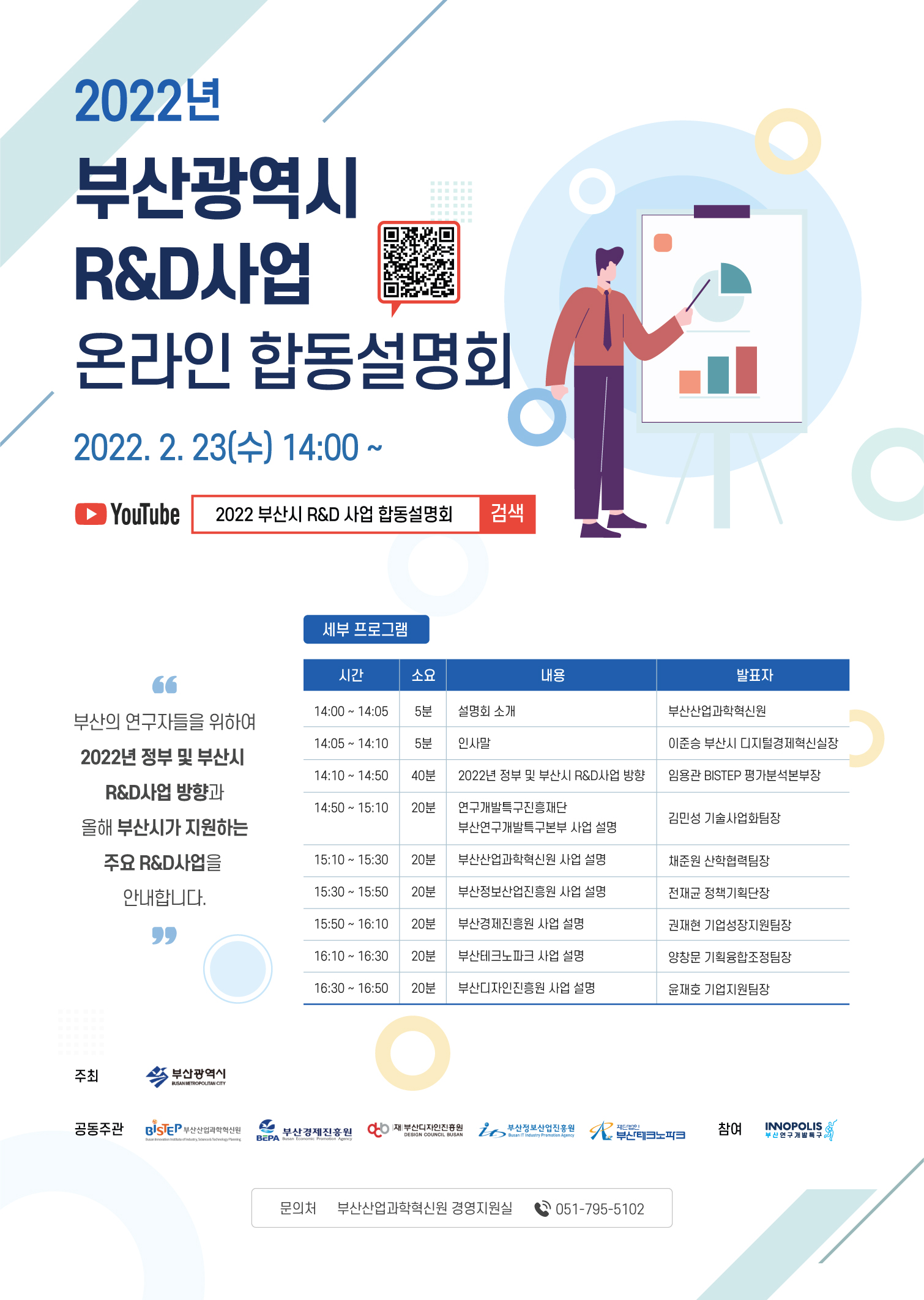 2022년 부산시 R&D사업 온라인 합동설명회