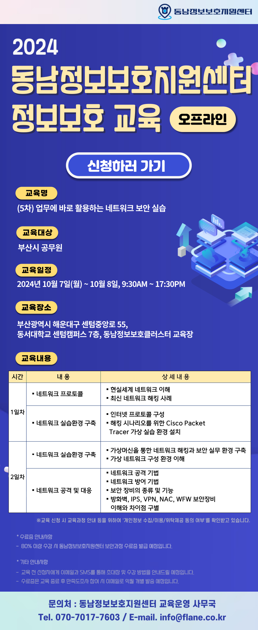 2024년 제5차 동남정보보호지원센터 정보보호 교육