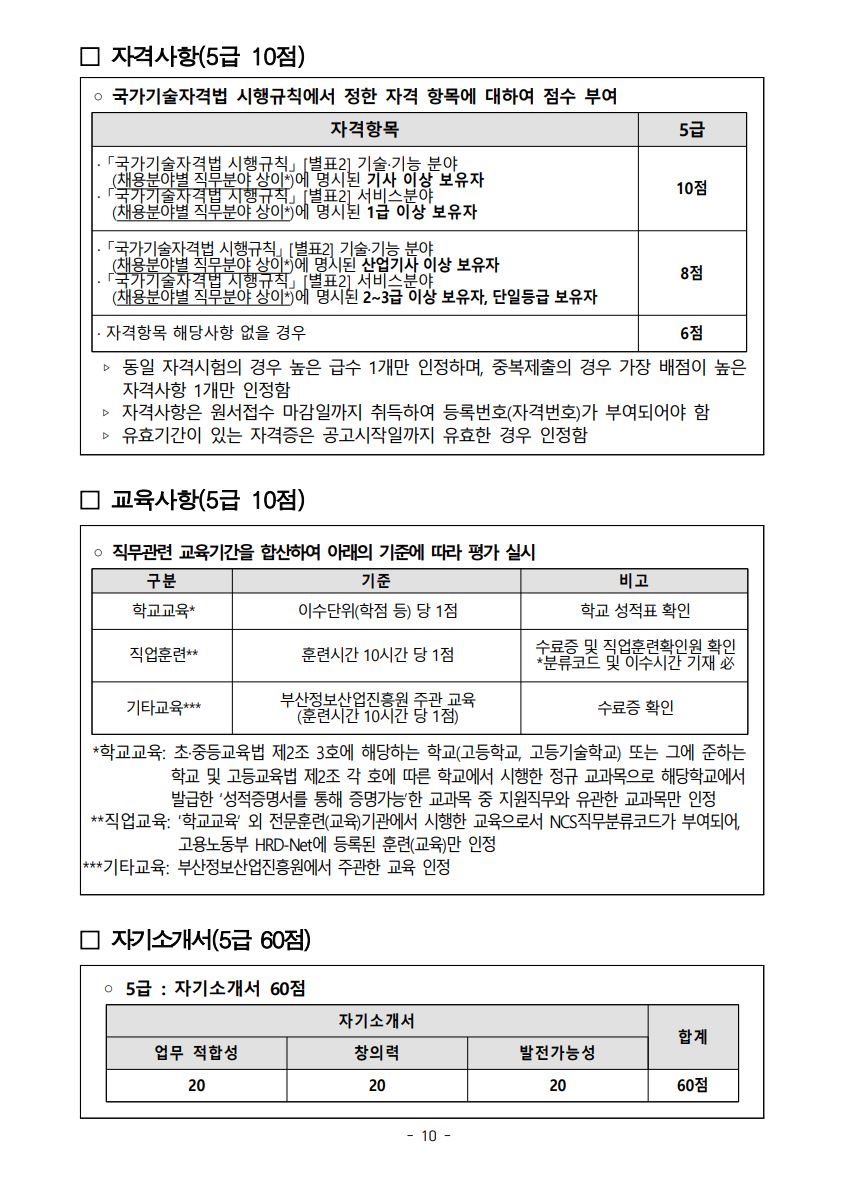 (재)부산정보산업진흥원 2024년 하반기 육아휴직대체인력(일반계약직 5급) 채용