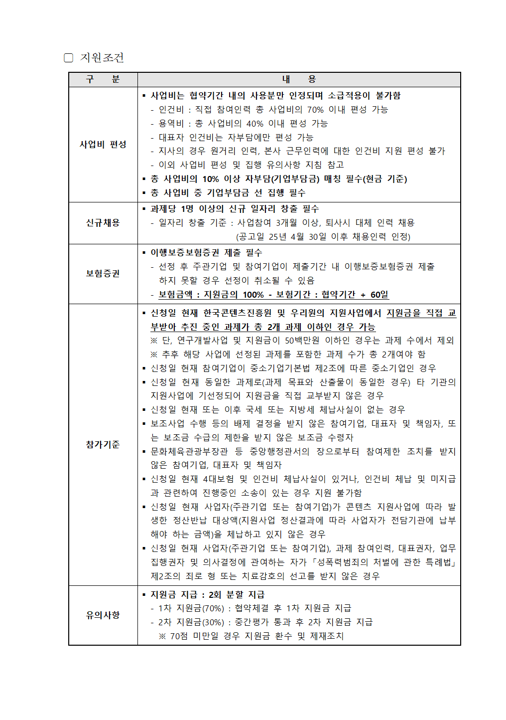 [2차 수정공고]2025 AI 영상 콘텐츠 스타트업 프로젝트 제작지원 모집 공고 (~5.19)